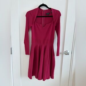 Ted Baker London Berry Ribbed Knit Skater Dress - Size 1 (US 4)